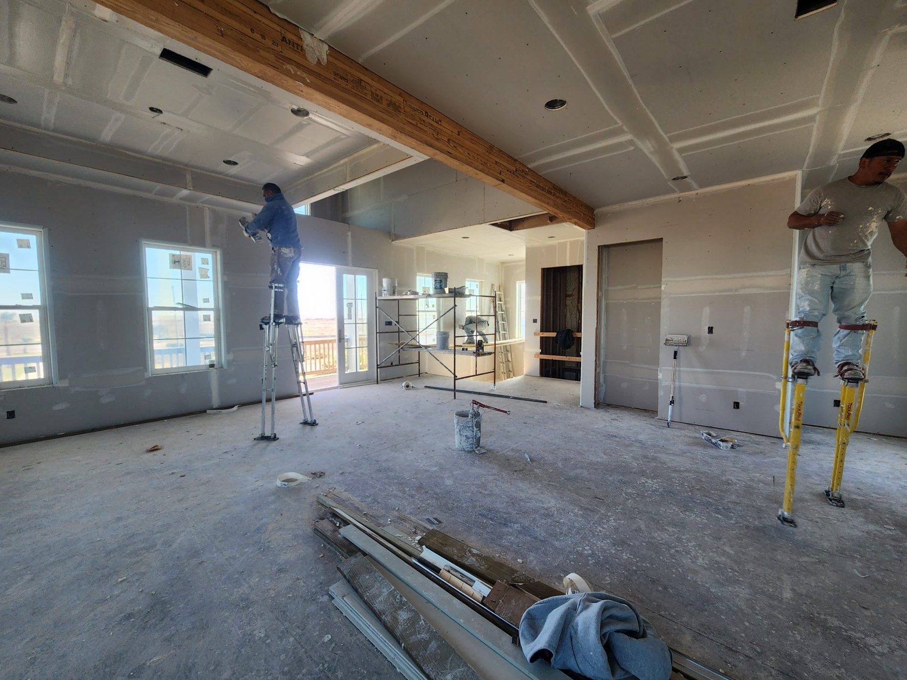 Painting and interior finishing work